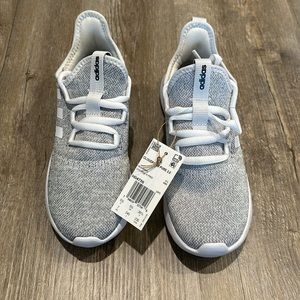 Adidas Women’s Cloudfoam Pure 2.0 Walking Shoes, Grey/White, Women’s Size 7